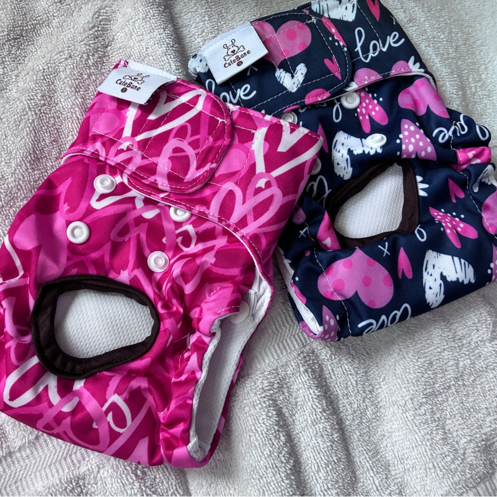 Colorful K9 Cloth Diapers Set